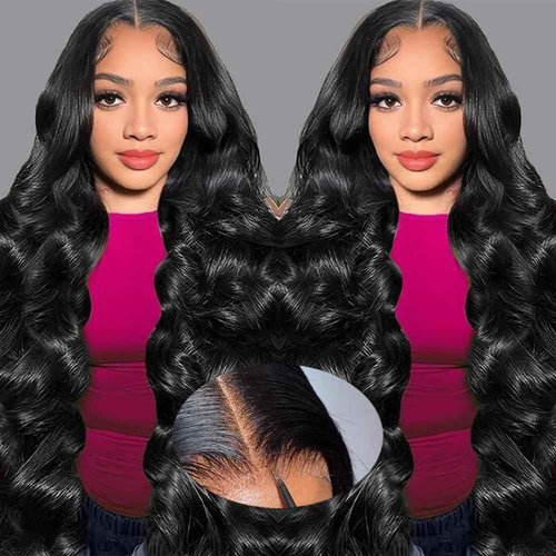 WZOWZO 30 Inch Wear and Go Glueless Wigs Human Hair Pre Plucked Pre Cut 180% Density 5x5 HD Lace Closure Wigs Human Hair for Women Body Wave Lace Front Wigs Human Hair Glueless Wigs Human Hair