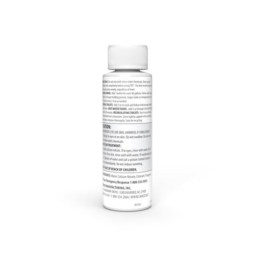 Camco TST Fresh Scent RV Toilet Treatment - Formaldehyde Free - Breaks Down Waste And Tissue, Septic Tank Safe - Treats up to 8-40 Gallon Holding Tanks - (8) 4 oz Bottles (40221)