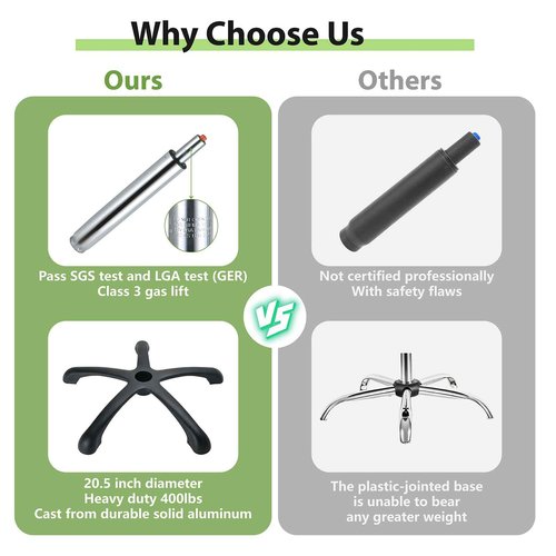 Coczeb Rolling Salon Stool with Wheels 360° Adjustable Height (15"-21.6") Extra Wide Seat, Silent Rollers & 400LB Capacity for Hair, Nail & Home Office(Brown)