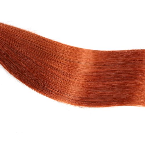 REMY Brazilian #350 Burnt Orange Color Bundle Long Straight Hair 100% Human Virgin Unprocessed Double Weft Weave (24 Inch)