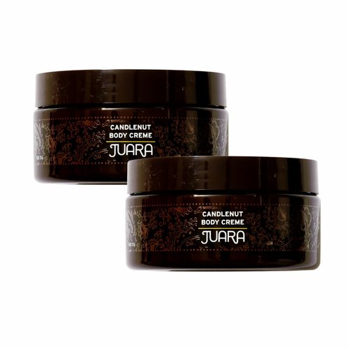 Juara - Candlenut Body Creme | Moisturizing Lotion | Dry Skin Hydration | Skin, Hands & Feet Cream | Soothing Skincare Balm | Cruelty Free, Paraben & Sulfate Free, Vegetarian | 7.5 oz (2-Pack)