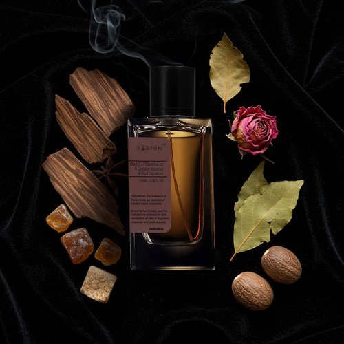 Luxodor Tripe Oud Mixology Eau de Parfum - Mixture of Nomad, Ispahan and Int and Oud For Greatness, Unisex Perfume 3.4 Fl Oz (100ml)