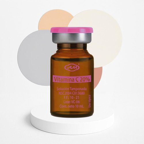 AM Armesso | Vitamin C 20% – Brightening & Antioxidant Serum | With 20% Ascorbic Acid | For Professional Use Only | 5x10mL Vials