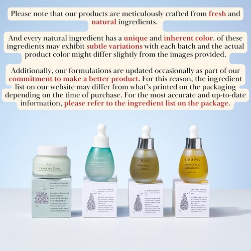 URANG Pink Everlasting Ampoule | Organic Moisturizer Supports Elasticity & Vibrancy for Dull Skin | Natural Vegan Skincare for Women, Men |1.18 Fl oz