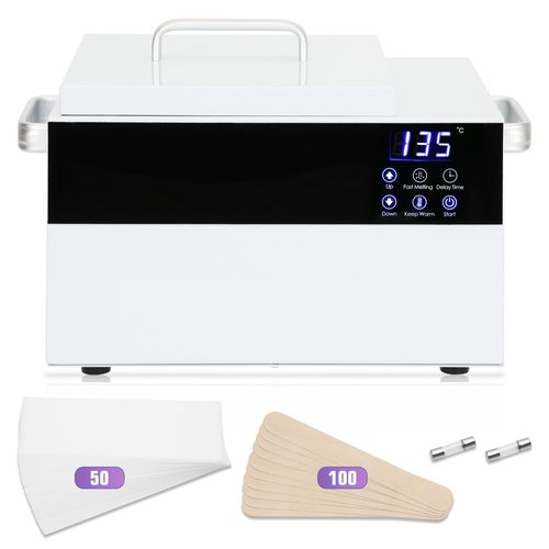 5.5lb Wax Pot for Hair Removal,Professional Wax Warmer with Adjustable Temperature 0-135℃(32-275℉) for Spa Salon Beauty Esthetician Home,Large Wax Pot Used for Face, Legs and Body