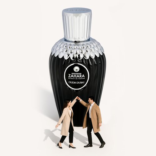 Al Haramain Zahara Oudh Dubai - Perfumes for Women with Saffron, Cinnamon, and Oud - Women's Fragrances with Amber - 3.33 oz Extrait De Parfum Spray