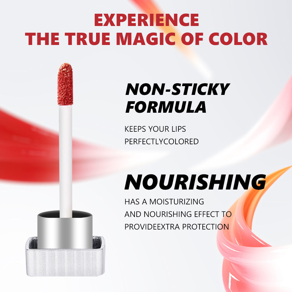 Velvet Mist Matte Ice Cube Lip Tint - Brightening, Long-Lasting Lip Gloss, 3ml