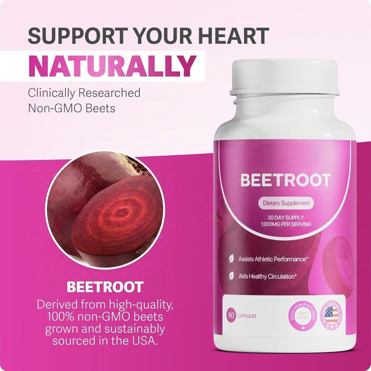 Moringa & Beet Root Health Capsules