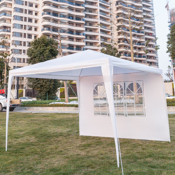 3-Sided Waterproof Event Tent - White, 3x3m