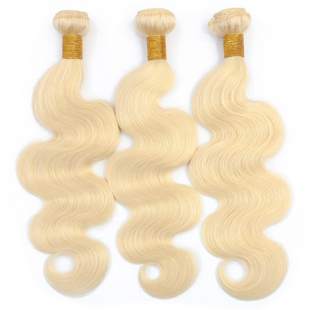 Long Human Hair Wig with Multiple Lengths - Real Person Hair Weft
