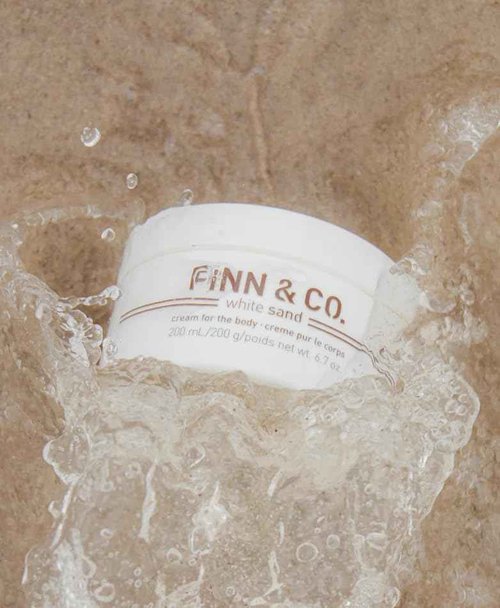 FINN & CO. White Sand Body Cream - Hydrating Moisturizer with Shea Butter, Vitamins A, C & E - Smoothes & Nourishes Skin - Paraben Free, Cruelty Free, Beach Inspired Scent | 6.6 oz