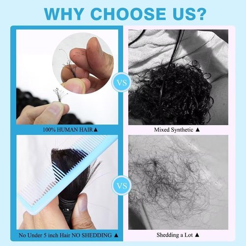 SOYI HAIR 613 Blonde Human Braiding Hair, Deep Water Wave, 100g, 22 Inch, Curly, Boho Braids, No Weft, 2 Braids Per Pack, Wet and Wavy