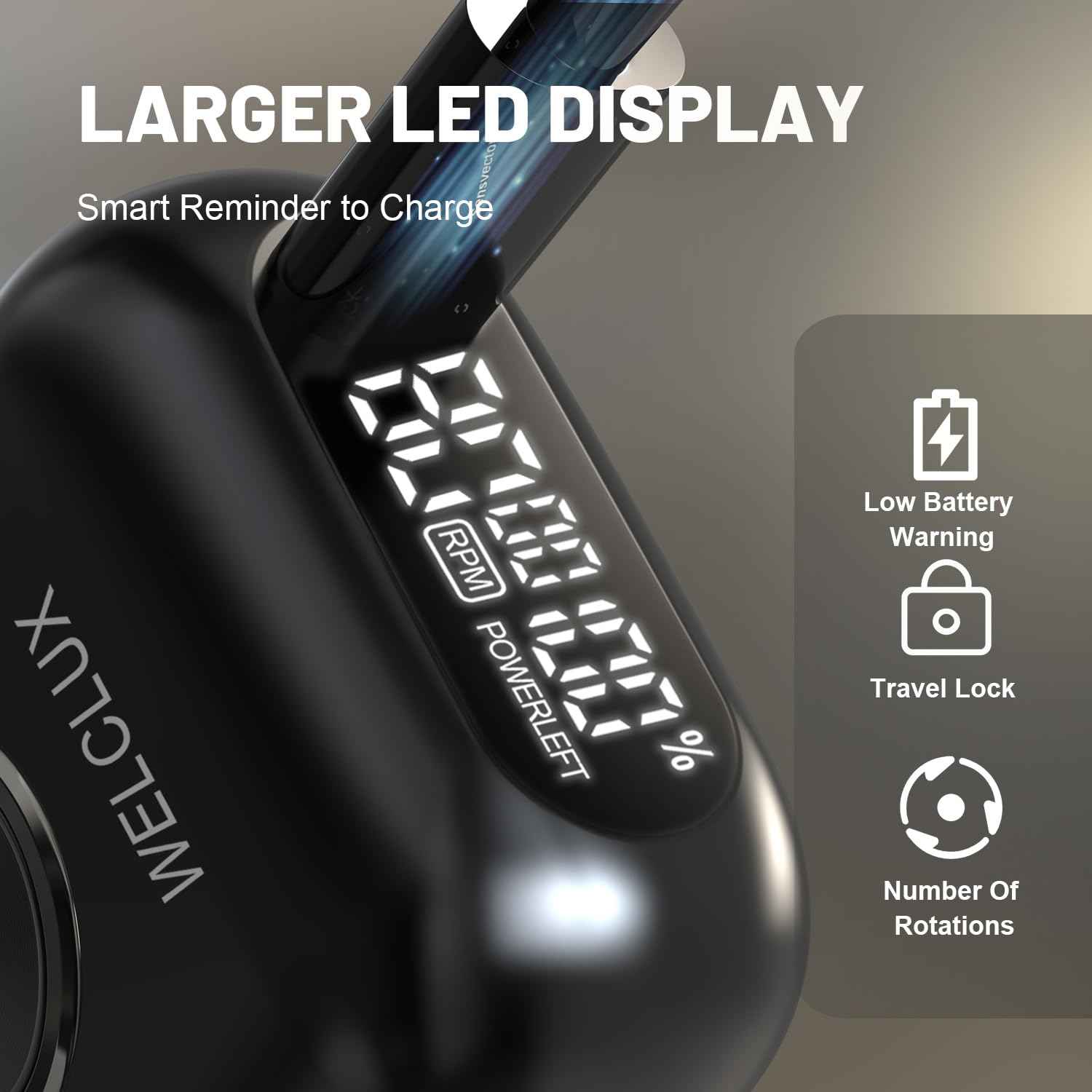 Men's Electric Foil Shavers: Enhanced Compact Razor w/ 4 Floating Blades & Large LED Screen - Foil Shaver for Men Featuring 2 Adjustable Gears