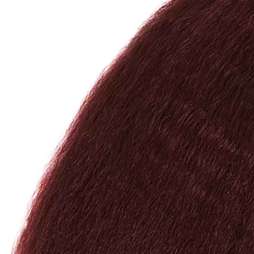 #99J Burgundy Bundles Human Hair Yaki Straight Bundles 34 34 34 Inch Wine Red Kinky Straight Bundle Human Hair Extensions Unproceesed Virgin Hair 50 Gram Per Bundle 3 Bundle