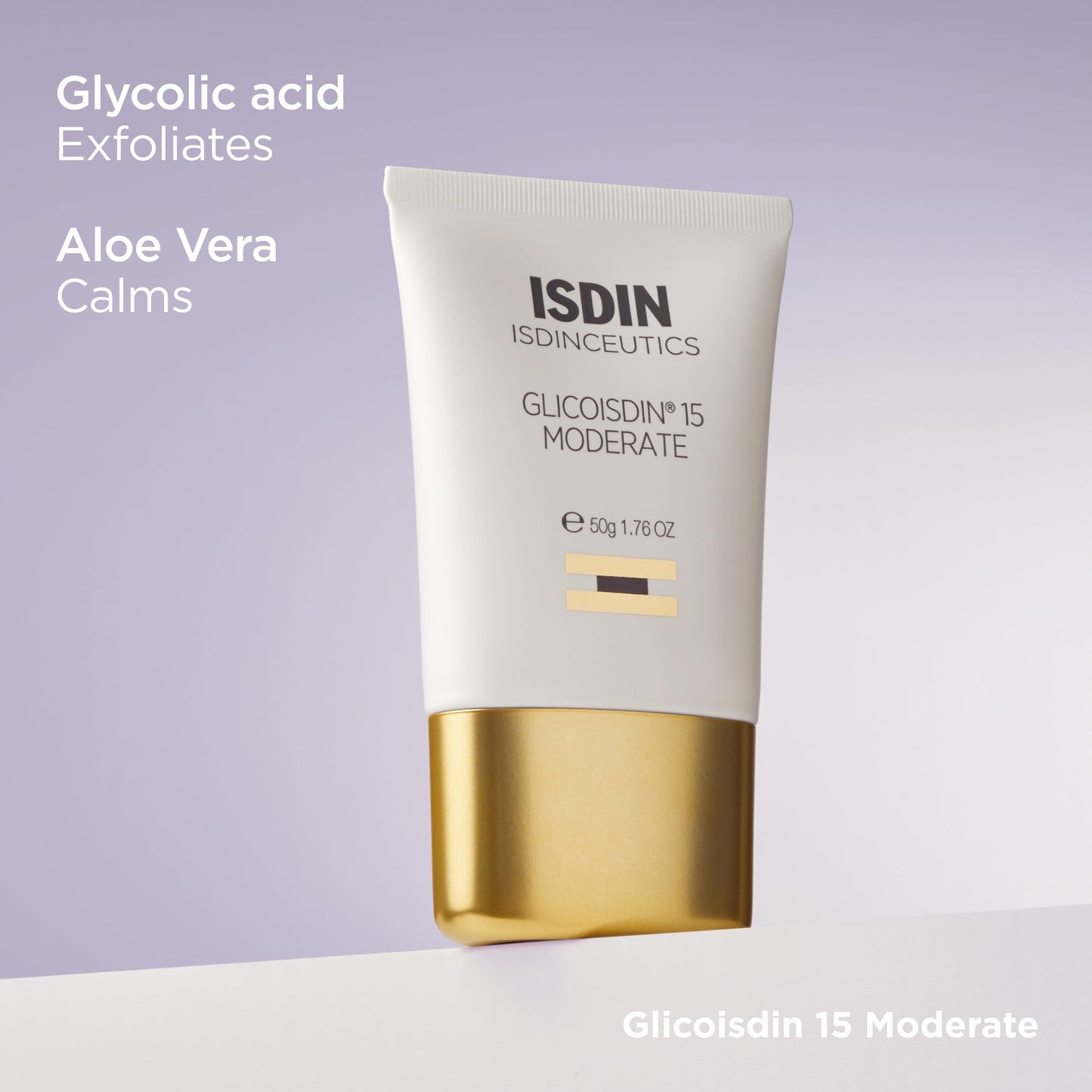 Glicoisdin 15 Moderate - Gel Exfoliant for Face with Glycolic Acid - 1.76 OZ