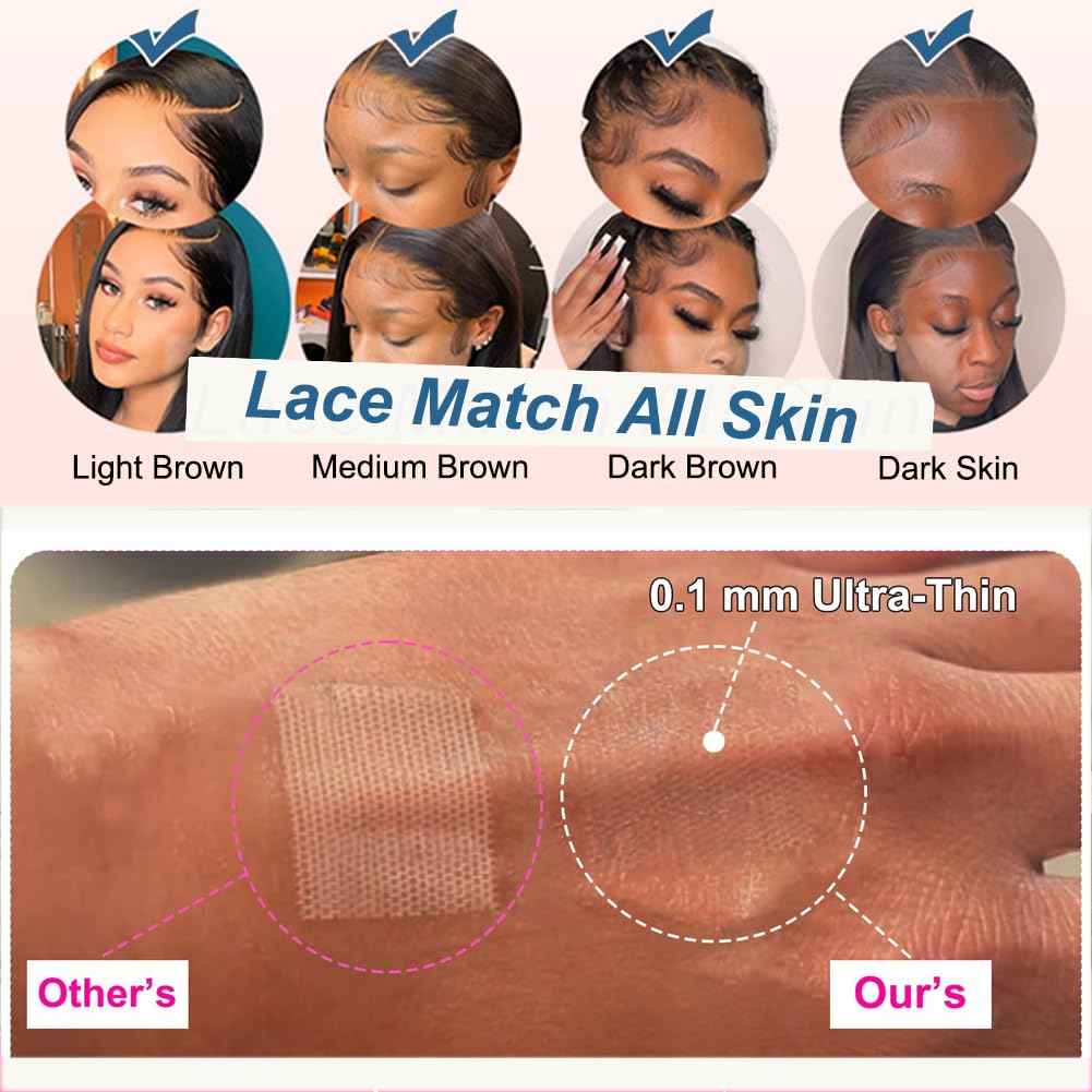 HOT STAR 13x6 Body Wave Lace Front Wigs,100% Real Human Hair [2-year life], HD Human Hair Lace Front Wigs for Black Women Glueless Wig Human Hair Pre Plucked with Baby Hair 26 Inch 200% Density