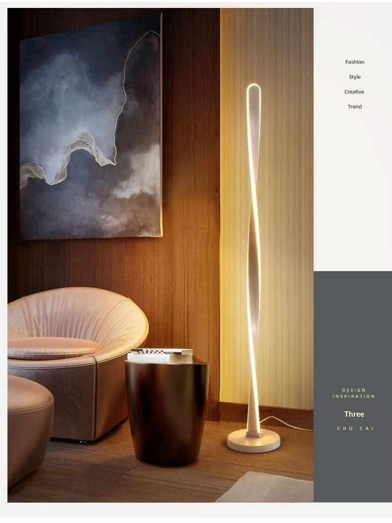 Modern Floor Lamp - Minimalist Bedside & Living Room Lighting