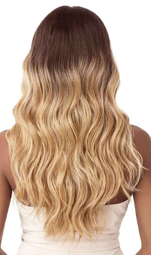 Outre Synthetic I-Part Swiss Lace Front Wig STEVIE (1B)