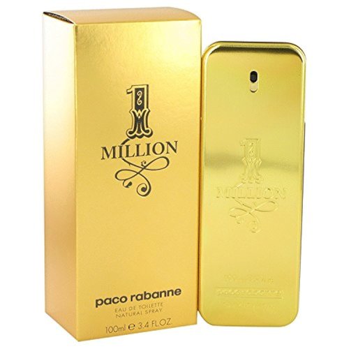 Paco Rabanne 1 Million Eau De Toilette Spray 3.4 oz Men