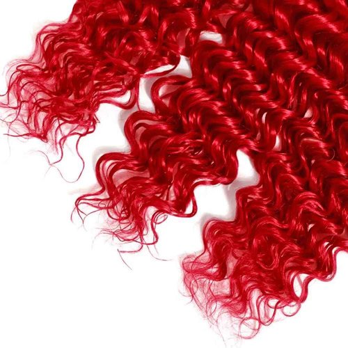 Red Human Hair Bundles Deep Wave Bundles 34 34 34 Inch Unprocessed Brazilian Virgin Remy Hair Wine Red 3 Bundle Burgundy Deep Wave Human Hair Extensions 50 Gram Per Bundle