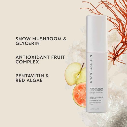 SHANI DARDEN SKIN CARE Moisture Boost Plumping Serum for Face, Moisturizing & Hydrating Face Serum with Snow Mushroom & Glycerin for Long-Lasting Hydration & Radiant, Dewy Skin, 1 fl oz