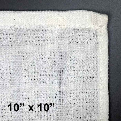 WT WHITE TOWEL SERVICES 10" x 10" inch Moist Cotton Towel Individually Wrapped - Lavender Scent (Case of 50)