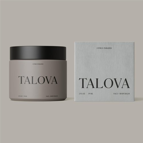 TALOVA - Face + Body Balm, Grass-Fed Tallow Moisturizer for Dry, Cracked, Sensitive Skin with Emu Oil, Natural and Organic Balm with Skin Nourishment, Non-toxic, Made in USA