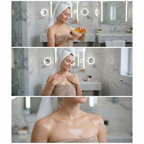 GAPRI Undaria Algae Body Oil – Hydrating After Shower Moisturizer – Lightweight, Non‑Greasy, Vegan – Botanical Nourishment, Smoothes – for Dry Skin – 5 oz (150 ml)