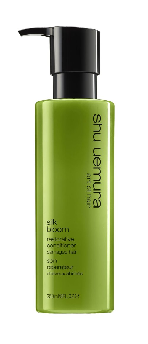 shu uemura art of hair Silk Bloom Conditioner For Damaged Hair - Repairs and Restores Damaged Strands, Adds Silky Smoothness, 8 Fl Oz