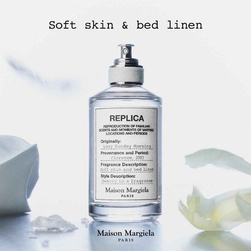 Maison Margiela - Replica - Lazy Sunday Morning Eau de Toilette - Fresh & Floral Fragrance - With Lily of the Valley, Iris Accord & White Musks Accord - 1.0 Fl Oz