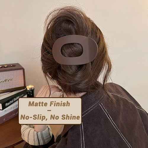 Duckbill Hair Clips for Women, Simple Elegant flat hair clips for Thick Thin Long Short Hairs (6Pcs,Mix-A)