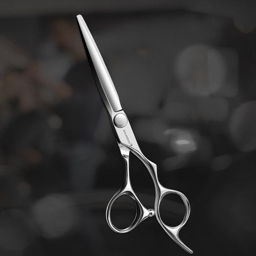 AOLANDUO Professional Hair Cutting Scissors - VG10 Steel Barber Shears, Ergonomic Handle - 1 Count, 6 in