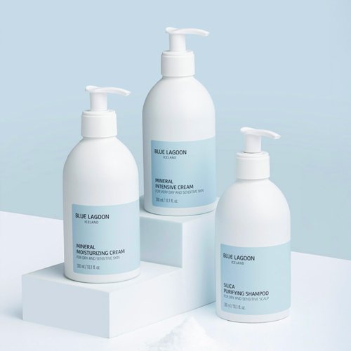 Blue Lagoon Skincare Mineral Intensive Cream – Psoriasis Cream & Psoriasis Treatment for Skin – Rich Moisturizer with Seawater, Hydrates, Soothes, Prevents Dry Skin, 300ML