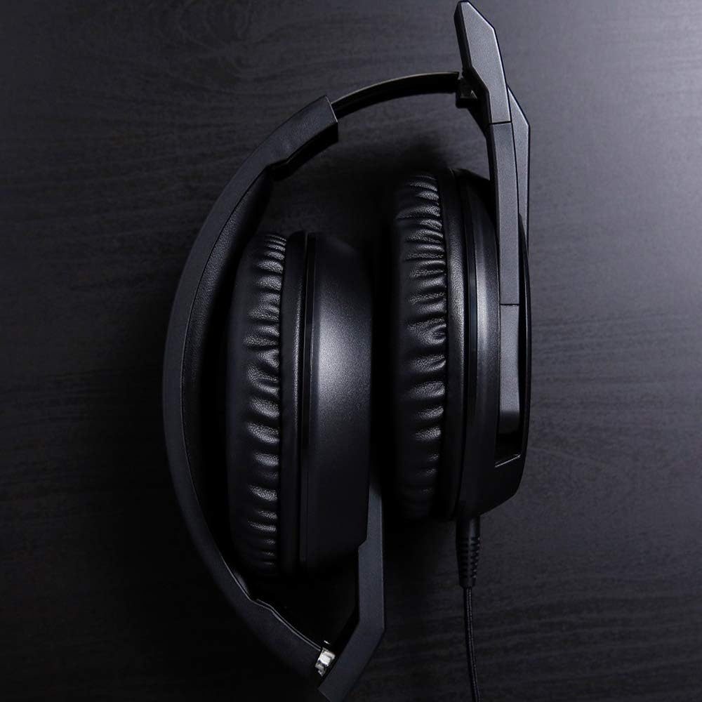 Acer Nitro Gaming Headset II: 50mm Drivers | Retractable Omni-Directional Noise-Canceling Microphone with On-Cable Controls | Over-Ear Design with RGB Lights, (Pack of 1)