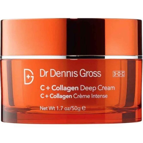 Dr Dennis Gross Vitamin C Lactic Dewy Deep Cream: Ultra-Rich, Replenishing Cream for a Dewy Finish, 2 oz