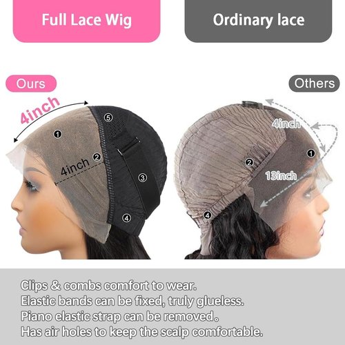 Body Wave Lace Front Wigs Human Hair 180% Density 13x4 HD Lace Frontal wigs Human Hair 32 Inch Transparent Lace Glueless Wigs Pre Plucked with Baby Hair