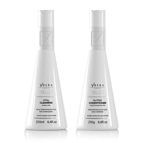 YBERA PARIS Vello Home Care | Biomimetic Hair Fertilization Therapy | Combats Hair Loss | Restores Vitality | Ideal for Men and Women with Capillary Atrophy | Set of 2