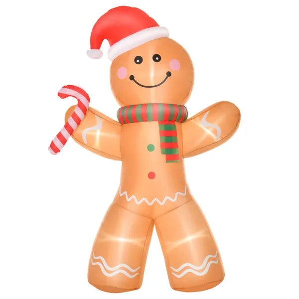 Christmas Gingerbread Man Inflatable Decoration - 66.75"