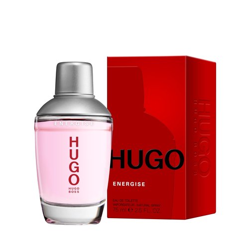Hugo Energise Eau de Toilette – Aromatic Men's Cologne – With Notes of Mandarin, Pink Pepper, Coriander & Wood – Luxury Perfumes for Men – Long Lasting Fragrance