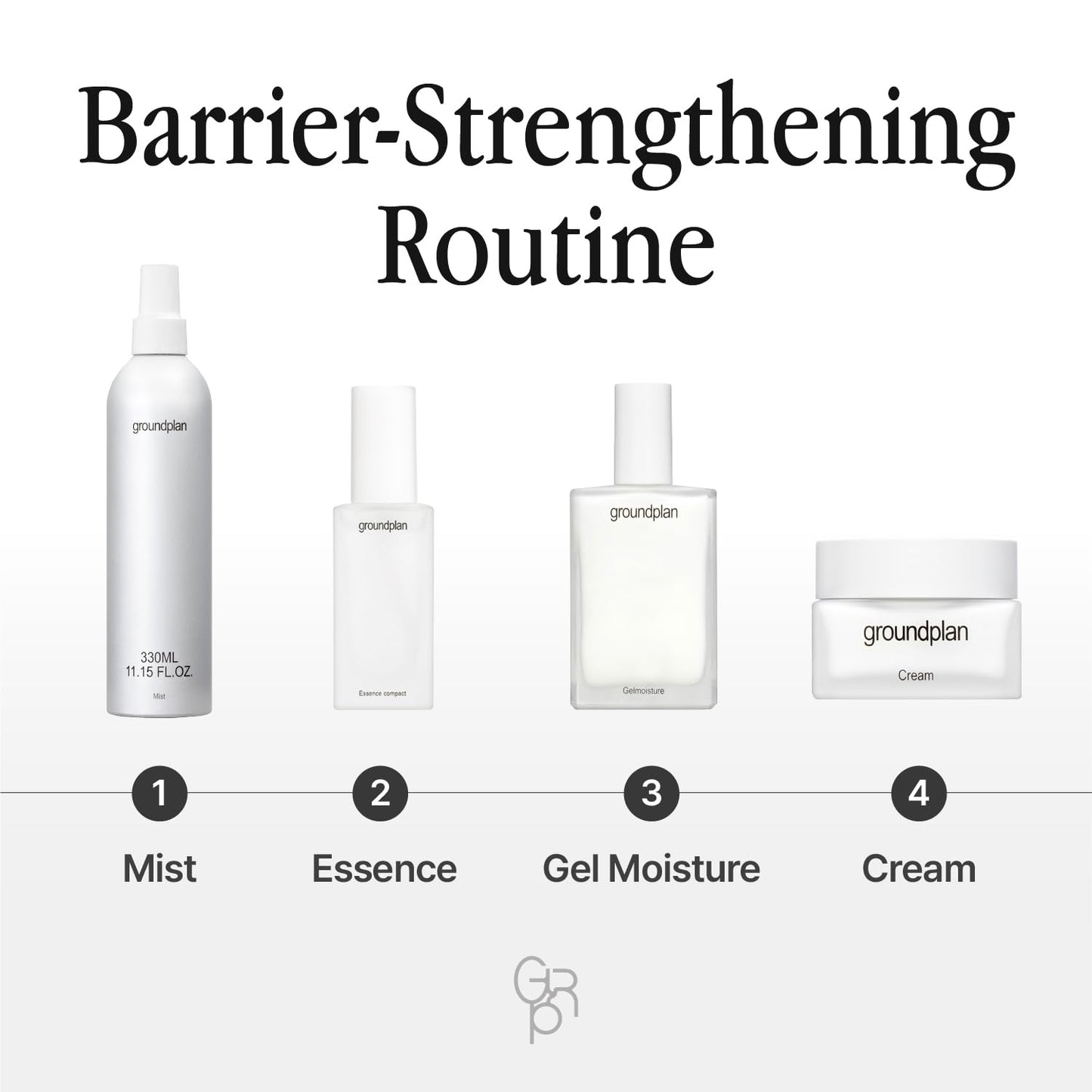 Groundplan Silver Shield Mist - Facial Barrier Toner Spray, 80% Witch Hazel Water, Centella Asiatica for Skin Barrier Repair, Recovery Calming Mist for Sensitive Skin, Korean Skin Care (11.16 fl oz)