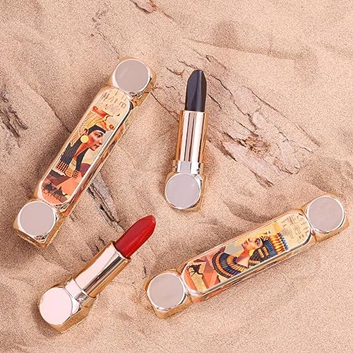 ANGGREK Lasting, Exquisite, Elegant 6 Color Lipstick, Double Head Colorful Matte Lipstick with Easy Removal, Great Makeup Lovers
