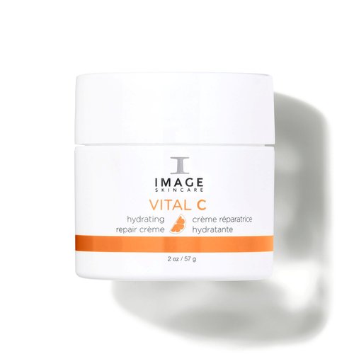 IMAGE Skincare, VITAL C Hydrating Repair Crème, Holiday Beauty Stocking Stuffer, Face Night Cream with Hyaluronic Acid, Discovery Size, 1oz