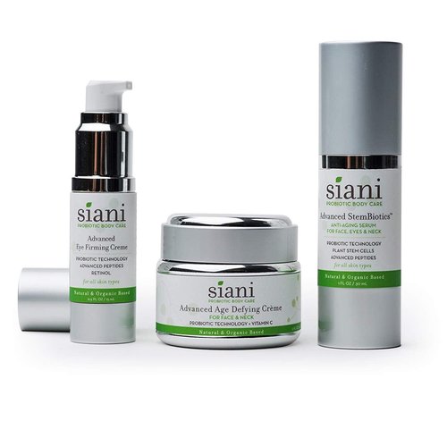 Advanced Anti Aging Serum with Plant Stem Cells, Advanced Peptides,Science Backed Probiotic Technology, Vegan, Organic & Natural Ingredients