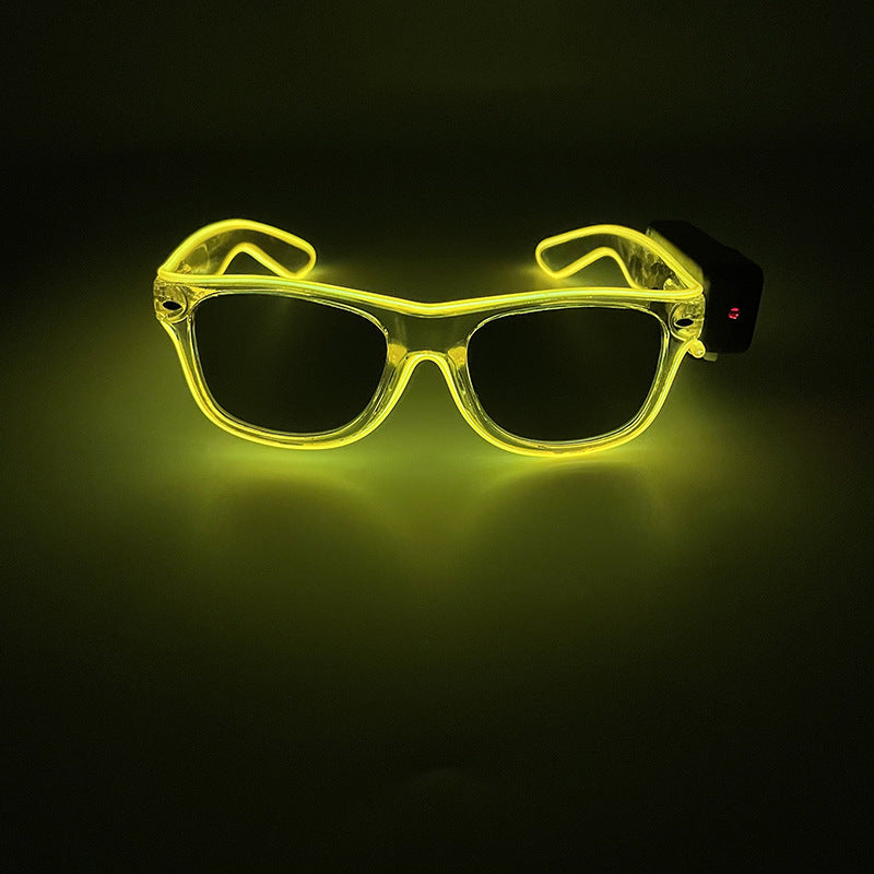 LED Goggles Nightclub Dance Party Props - Colorful Light-up Costume Accessories
