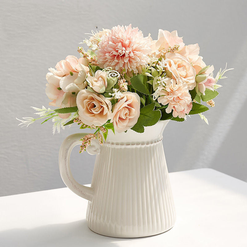 Ceramic Modern Vase for Living Room Floral Decor - Multi Styles