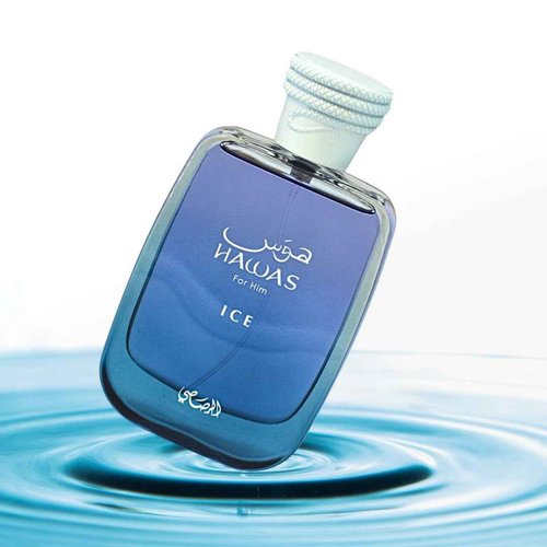 RASASI Hawas Ice EDP 100ML (3.4 OZ) | Long Lasting, Exquisite, Luxurious, Arabian Scents. (PACK OF 3)