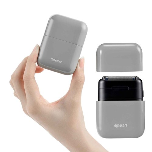 Mini Steel Electric Foil Shavers for Men: Upgraded Mini Electric Razor– Portable Travel Shaver with IPX7 Waterproof, Ultra-Long BatteryLife, and Triple Blade Technology Mini Razor (Storm Gray)