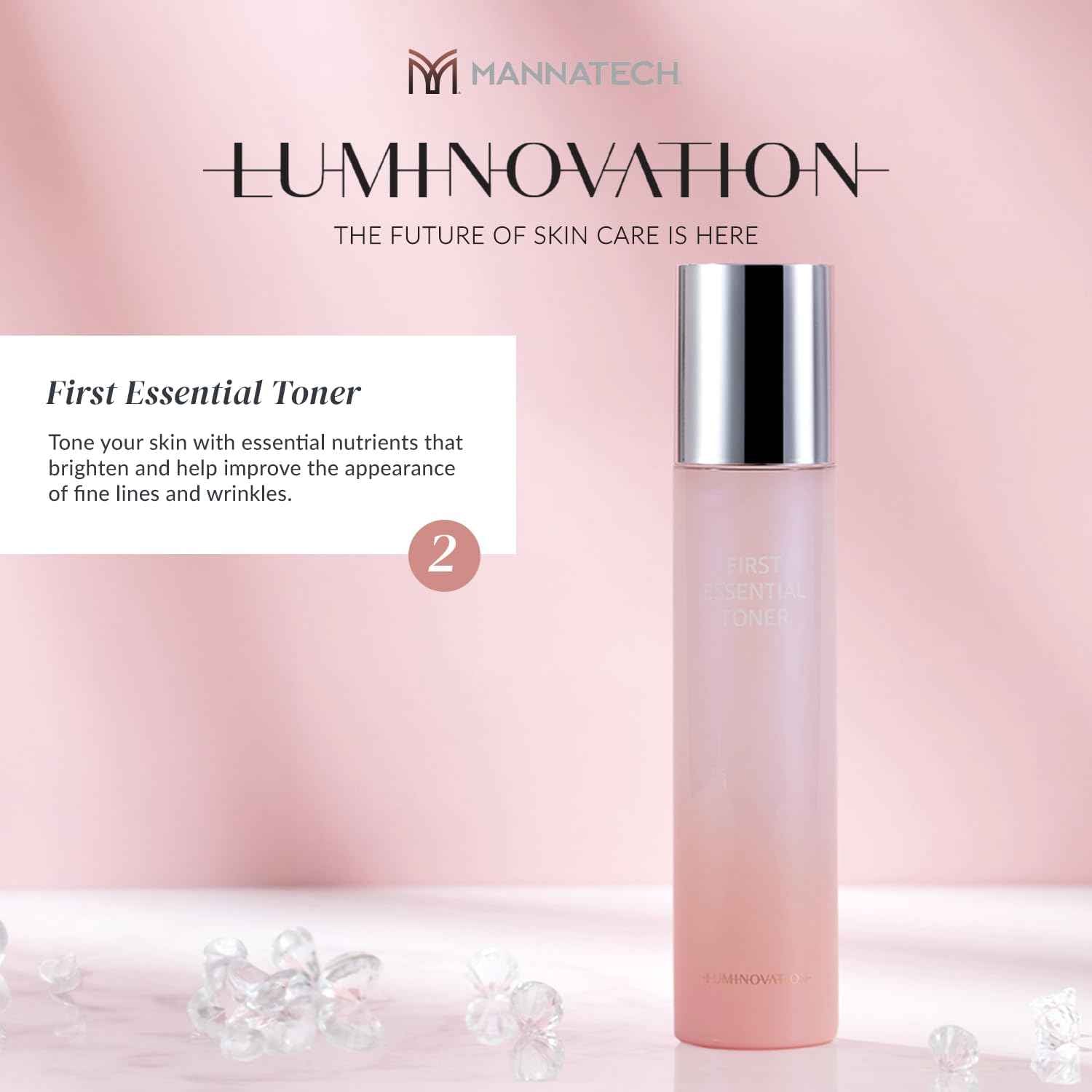 Luminovation First Essential Toner with 43 Natural Moisturizing Factor (NMF) Types