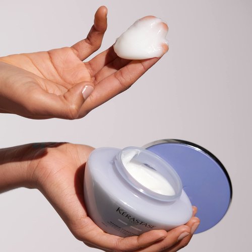 Kerastase Blond Absolu Cicaextreme Conditioning Hair Mask For Weak & Sensitized Hair Post-Bleaching - Repairs and Nourishes Damaged and Split Ends With Hyaluronic Acid & Edelweiss Flower, 6.8 Fl Oz