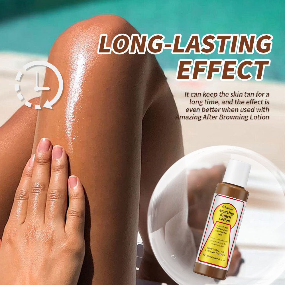 Sun Tanning Cream Beach Sunbathing Bronze